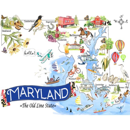 173 Maryland Map Thumbnail