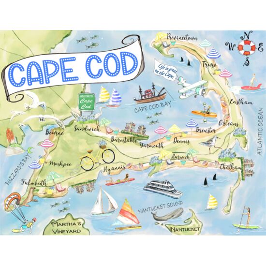 170 Cape Cod Map Thumbnail