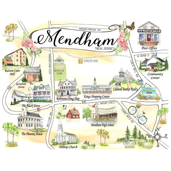 176 Mendham  NJ Map Thumbnail