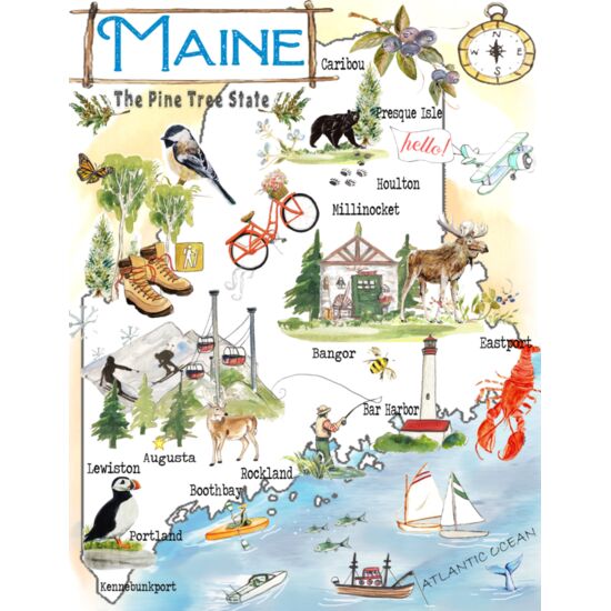 165 Maine Map Thumbnail