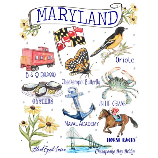 0140 MD Icon with Race Horse Thumbnail